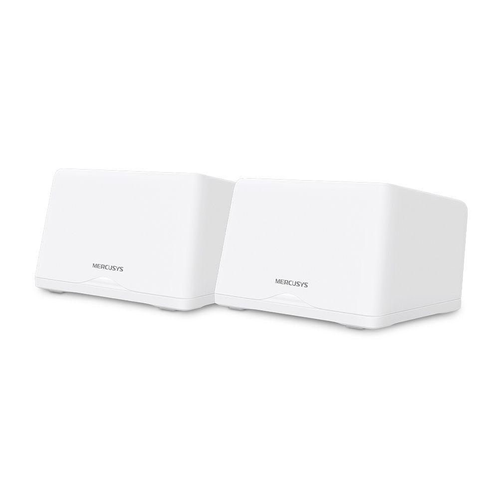 Sistema Mesh MERCUSYS Halo H47BE Pack de 2 (Wi-Fi 7 - 5760 Mbit/s - 3 x RJ-45 - Branco)