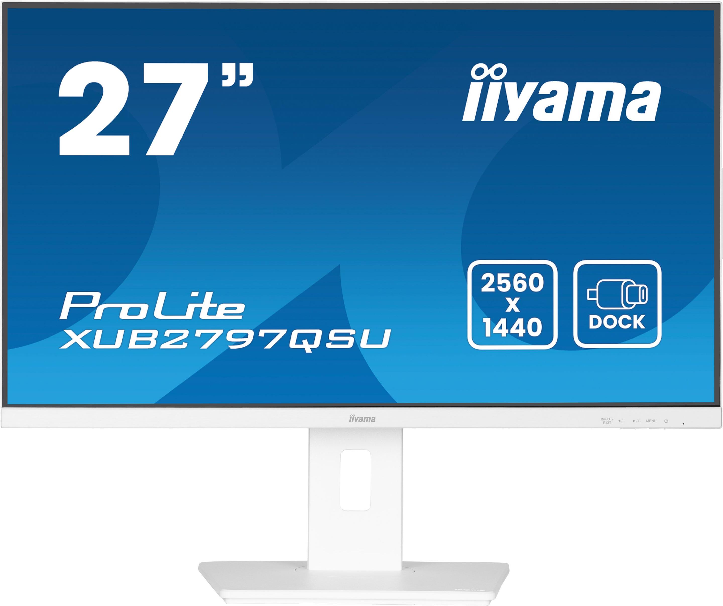 Monitor IIYAMA XUB2797QSU-W2 (27" - IPS - 100 Hz - Branco) — miniatura 2