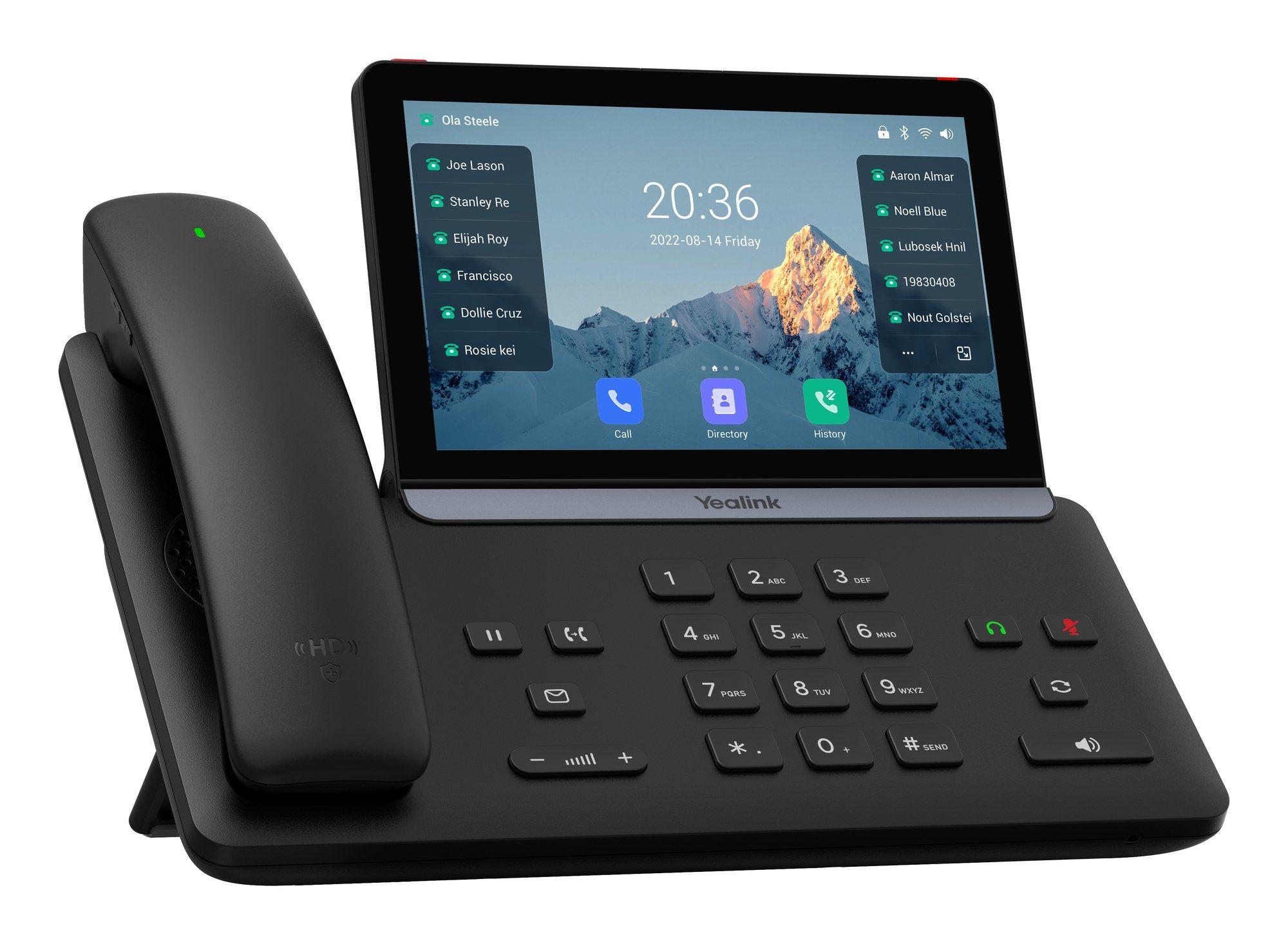 Telefone IP YEALINK T88W Pro (Ecrã tátil 7" - Wi-Fi 6 - Preto) — miniatura 2