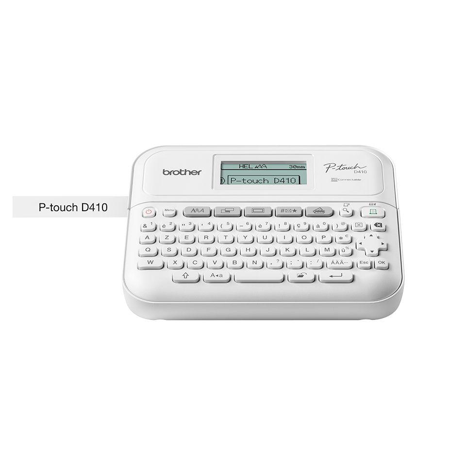 Rotuladora Eletrónica BROTHER PT-D410 (Com fios - 3,5 / 6 / 9 / 12 / 18 mm - Branco), miniatura 5