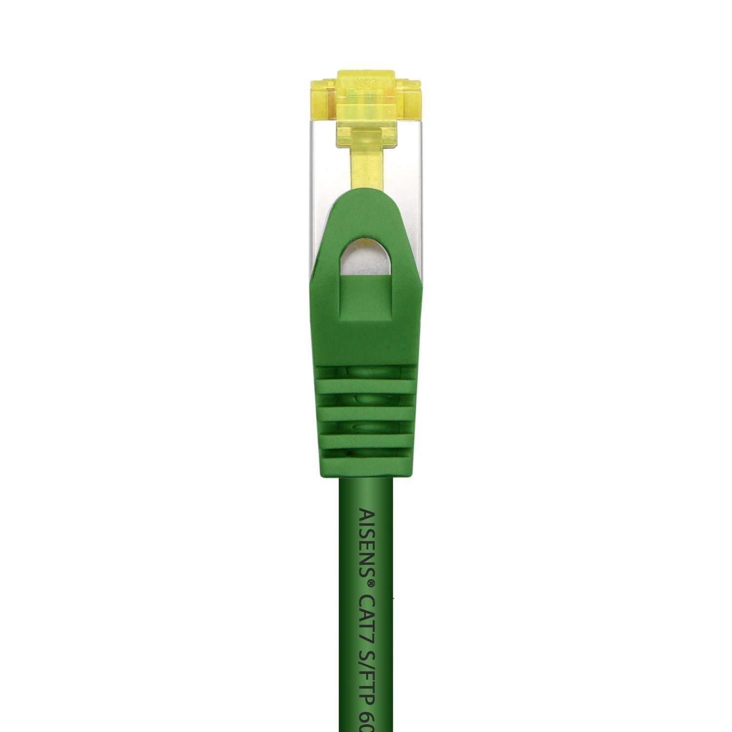 Cabo de Rede AISENS A146-0483 (2 m - Cat7 - RJ-45 - Verde), miniatura 2