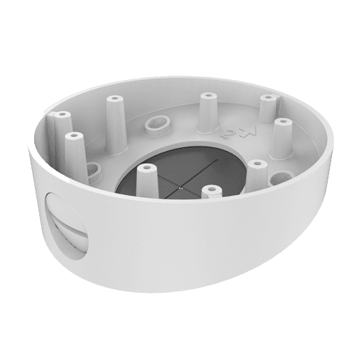 Caixa de Ligações HIKVISION DS-1281ZJ-DM23 (Para Câmaras Dome - Teto Inclinado - Uso Exterior - 48 mm - Ø136 mm - Branco)