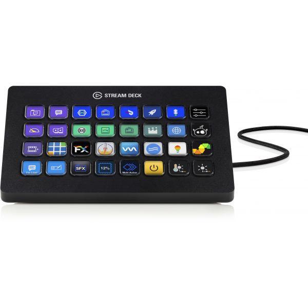 Controlador de Criação de Conteúdo ELGATO Stream Deck XL (Windows - Preto)