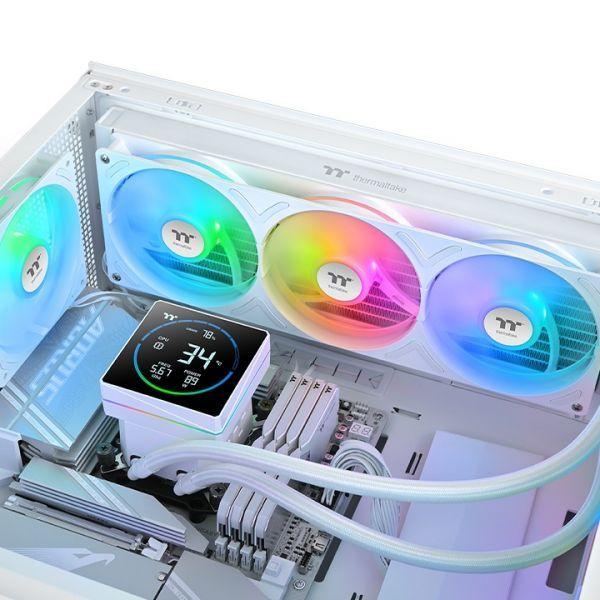 Refrigeração Líquida AIO THERMALTAKE TH360-S V3 ARGB Sync (12 cm - 2500 RPM - Vermelho, Verde, Azul - Branco) — miniatura 5
