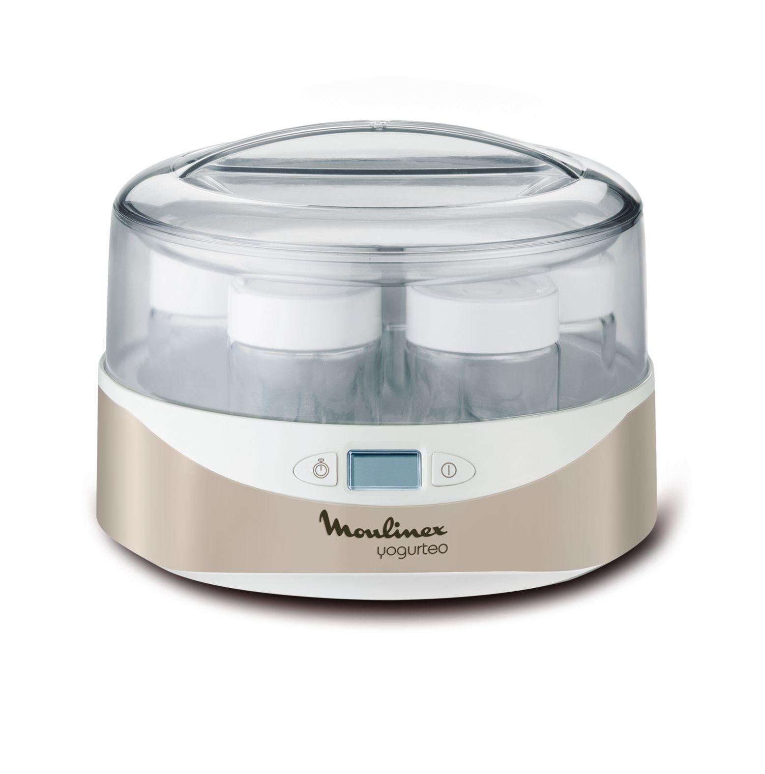 Iogurteira MOULINEX YG231E32 (Altura 19 cm - Prateado)
