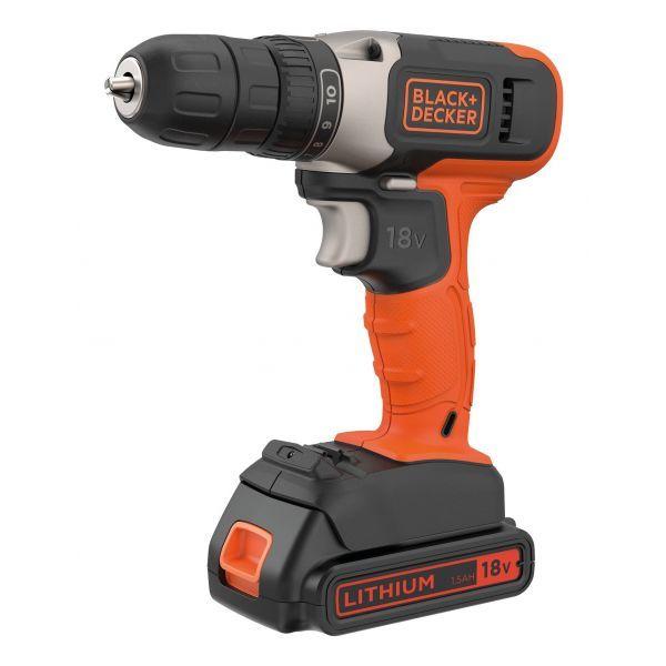 Berbequim Aparafusadora BLACK+DECKER BCD001C1-QW (Preto/Vermelho)