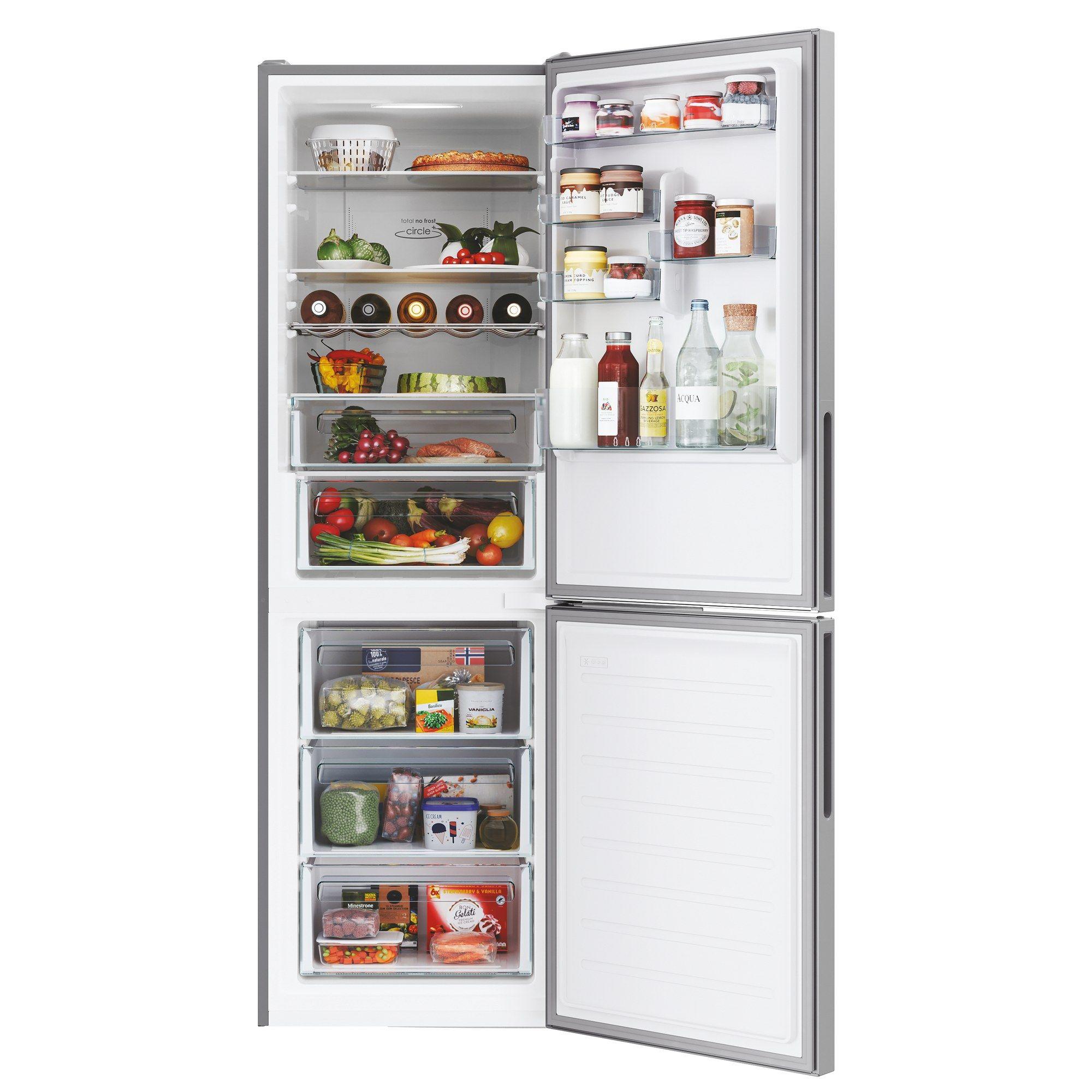Frigorífico Combinado Independente CANDY CCE7T618ES (341 l - hOn - 185x59,5x65,8 cm - Prateado) — miniatura 2