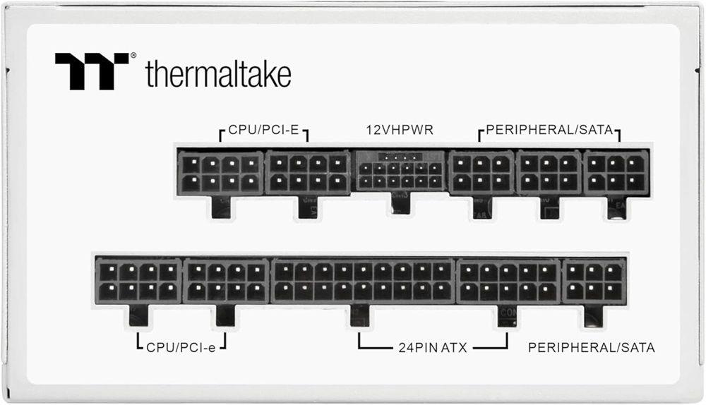 Fonte de Alimentação THERMALTAKE Toughpower GF3 Snow (ATX - 1200 W - 80 PLUS Gold - Branco), miniatura 4