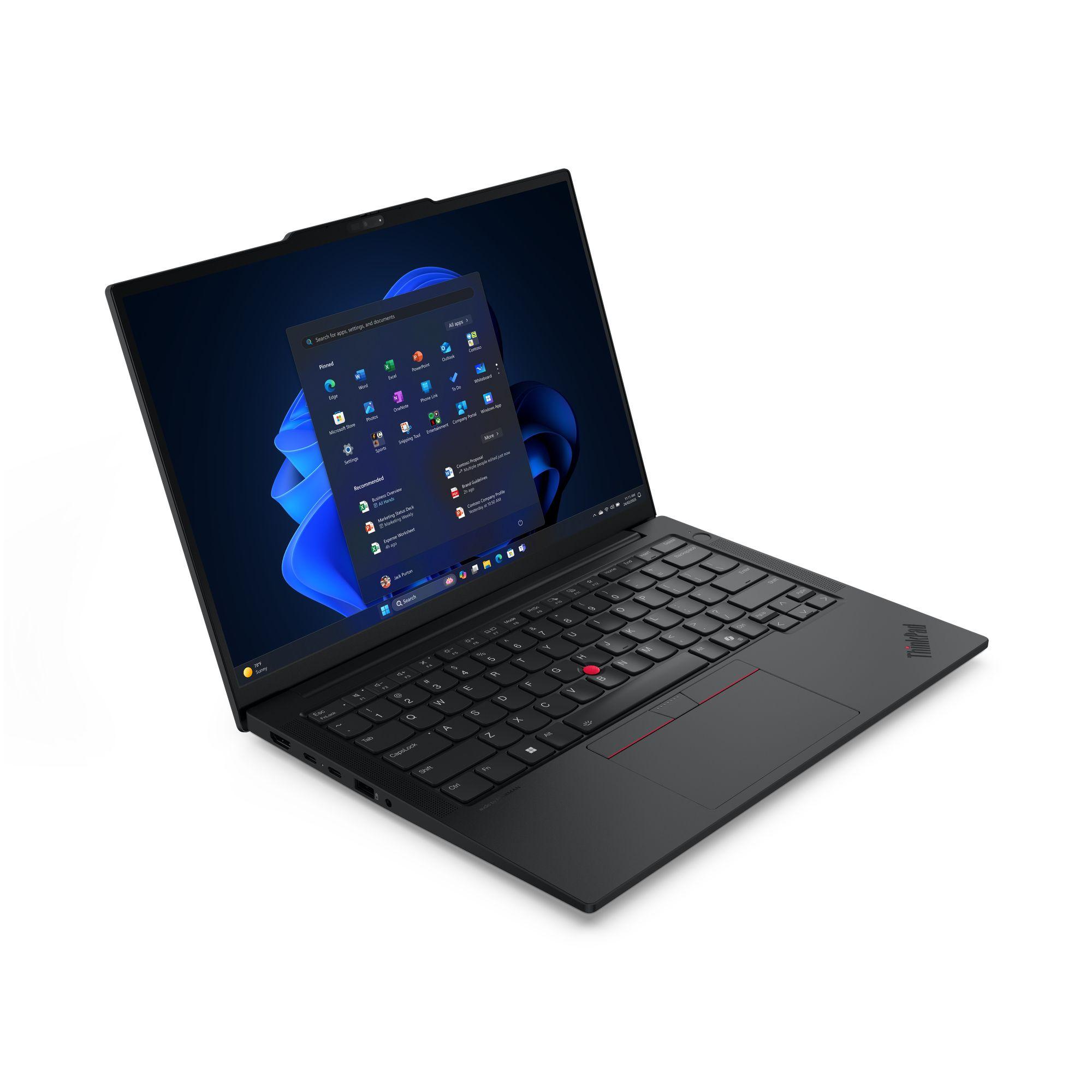 Computador Portátil LENOVO ThinkPad E14 Gen 7 (AMD) 21T0004UGE (Windows 11 Pro, 64 bits - 16 GB - 14" - Preto) — miniatura 3