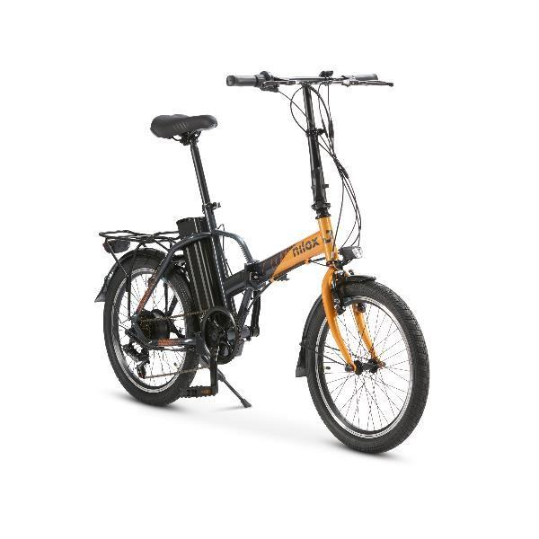 Bicicleta Elétrica NILOX J1 Pro (250 W - 20" - Preto e Laranja) — miniatura 3