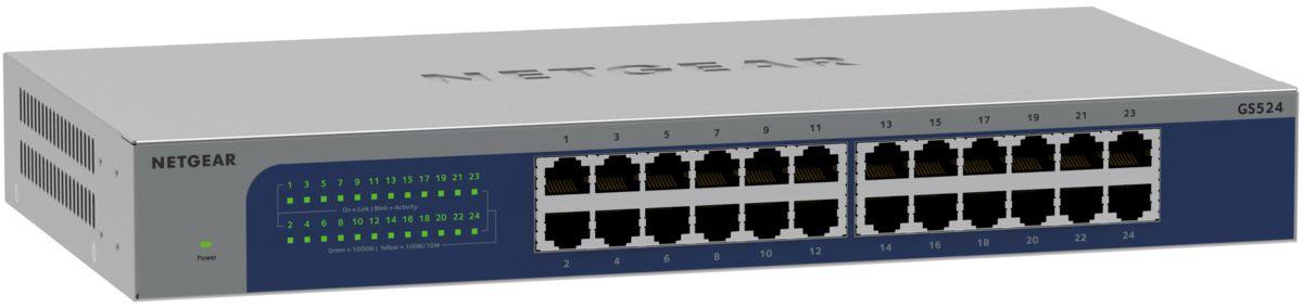 Switch NETGEAR GS524-300EUS (Gigabit Ethernet - 48 Gbit/s - Cinzento) — miniatura 2