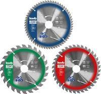Conjunto de Lâminas de Serra Circular KWB 584795 (Carboneto)