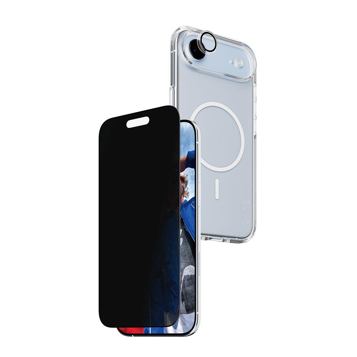 Kit de Proteção 3 em 1 PANZERGLASS CARE BY 3-IN-1 FLAGSHIP PRIVACY (Apple - Transparente)