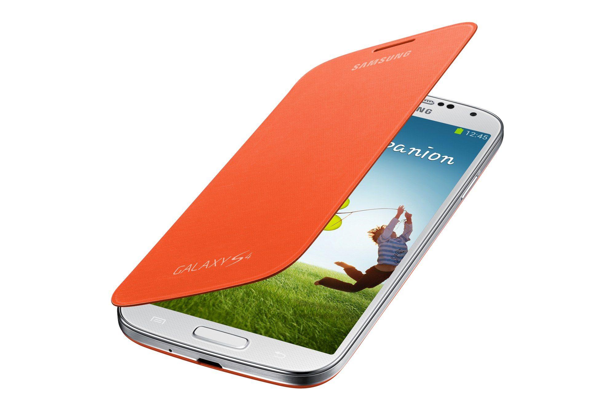 Capa Flip SAMSUNG EF-FI950BOEGWW (Samsung Galaxy S4 - Laranja) — miniatura 6
