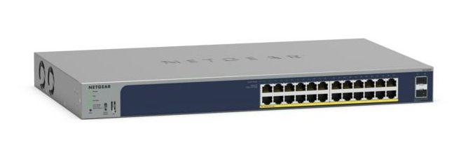 Switch Gerido NETGEAR GS724TPP-300EUS (Gigabit Ethernet - 1,5 MB - 52 Gbit/s - Cinzento) — miniatura 3
