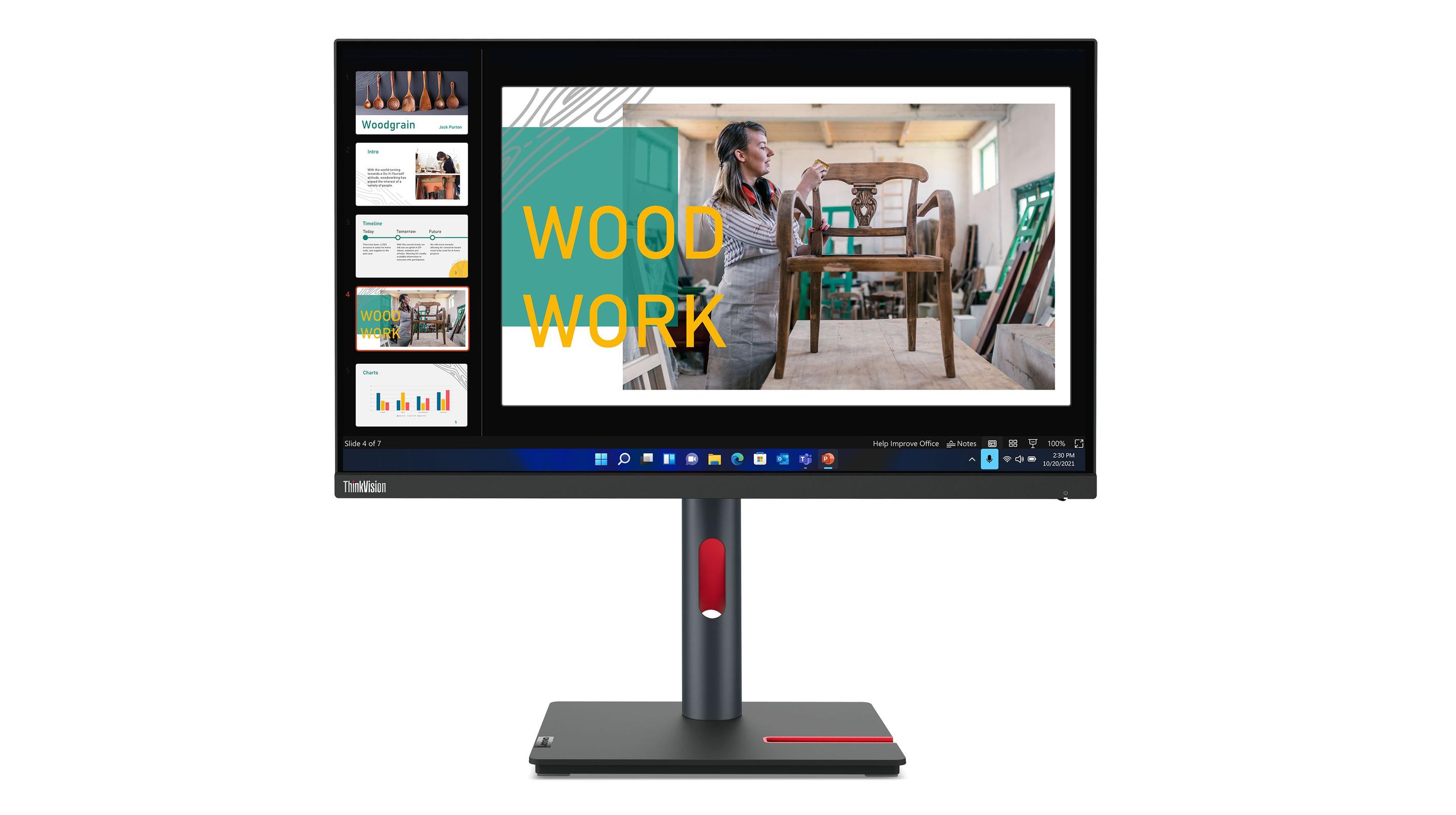 Monitor LENOVO ThinkVision P24q-30 (23,8" - IPS - 60 Hz - Preto)