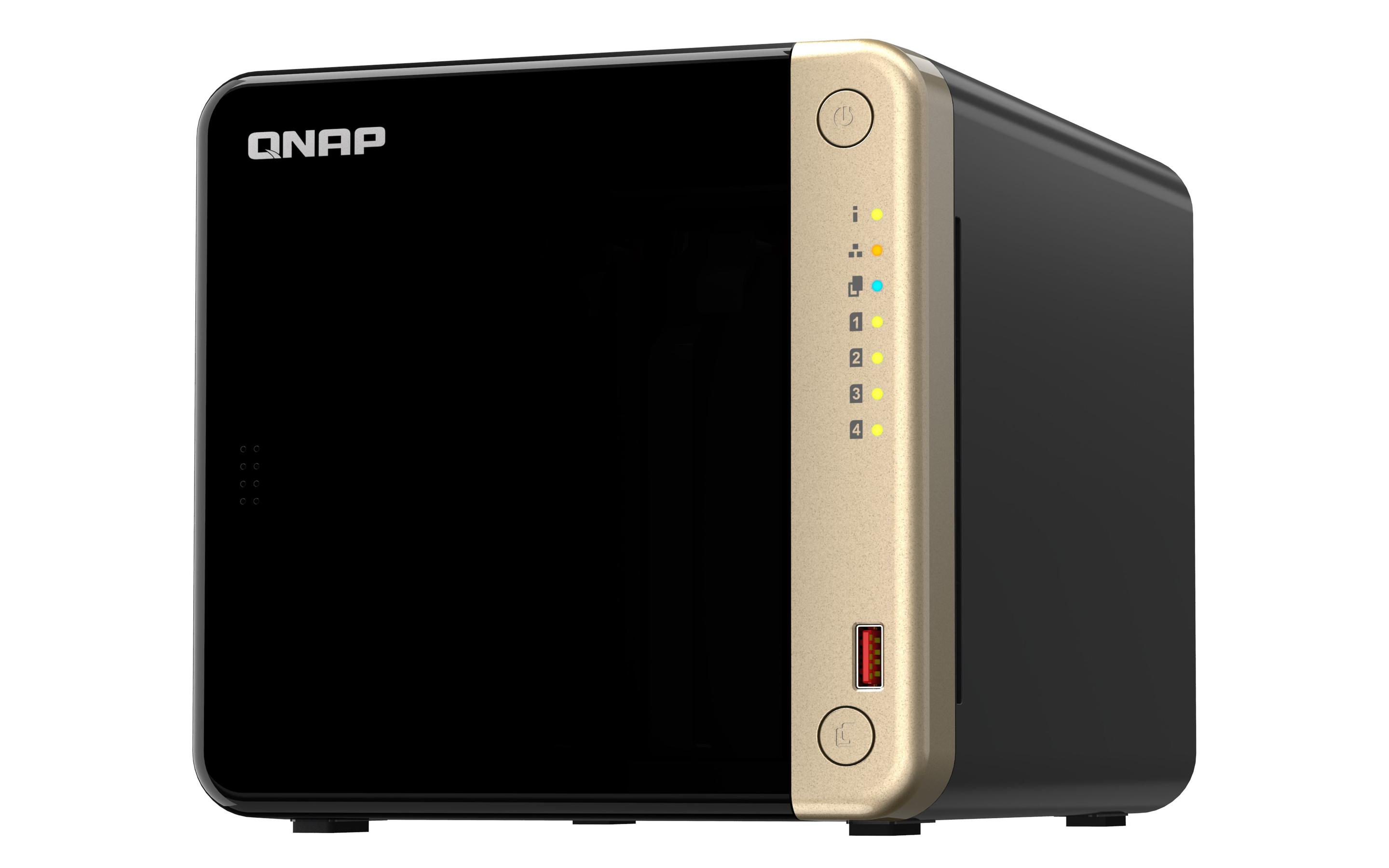 NAS QNAP TS-464-8G (Serial ATA III - 8 GB - 4 baias - Preto), miniatura 3