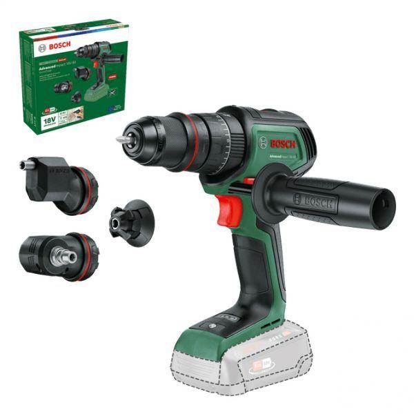 Berbequim Percutor e Aparafusadora BOSCH HOME & GARDEN AdvancedImpact 18V-80 QuickSnap (Preto e Verde) — miniatura 2