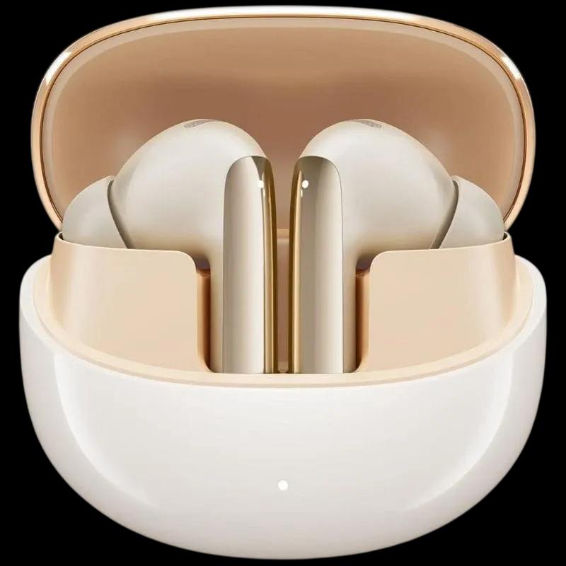 Auriculares QCY MeloBuds Pro HT08 (Bluetooth - HFP / A2DP / AVRCP - USB-C - Dourado)