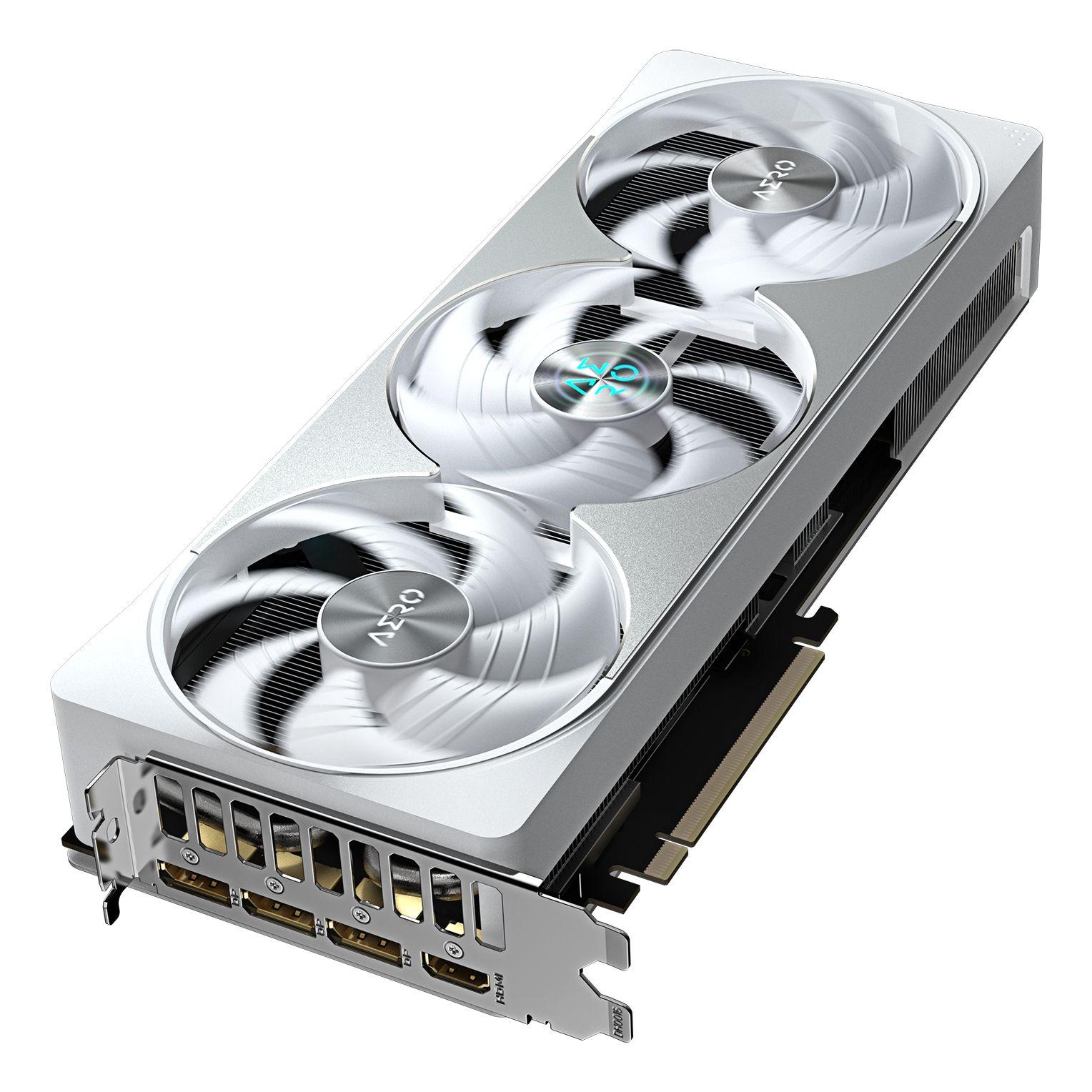 Placa Gráfica GIGABYTE GeForce RTX 5080 AERO OC SFF 16G (GeForce RTX 5080 - 28000 MHz - 16 GB - Branco), miniatura 4