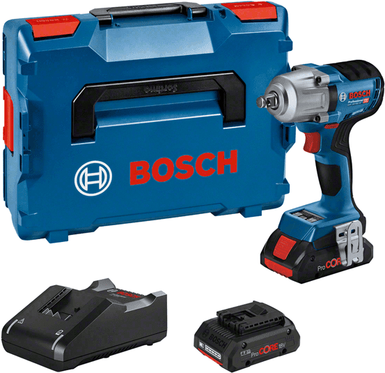 Chave de Impacto BOSCH GDS 18V-450 HC Professional (Azul/Preto)