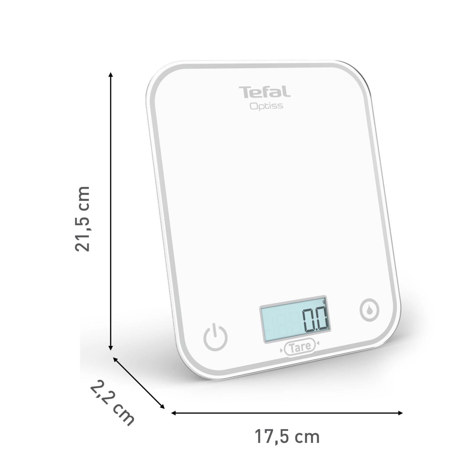 Balança de Cozinha TEFAL BC50U0V0 (Altura 2,16 cm - Branco), miniatura 8