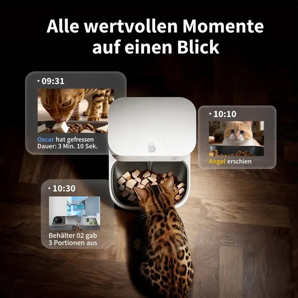 Comedouro PETKIT YumShare Dual-Hopper 2 (Branco) — miniatura 5