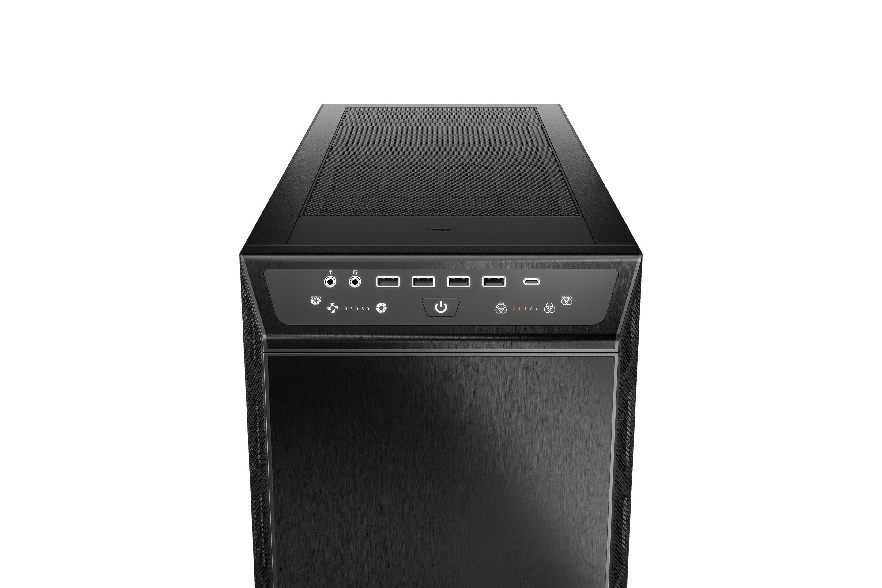 Caixa PC BE QUIET! DARK BASE PRO 901 (Full Tower - Alumínio, Vidro, Aço - 19 cm - Preto) — miniatura 7