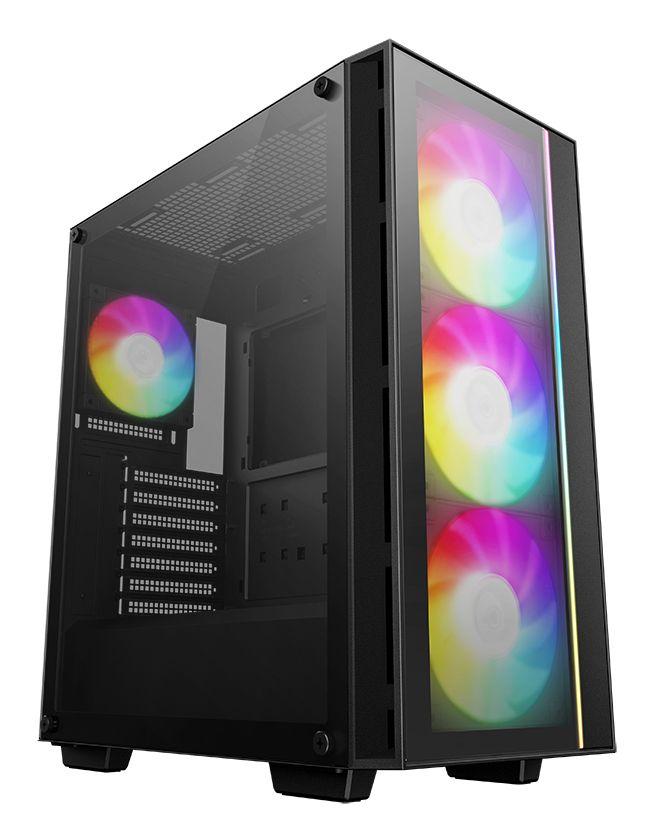 Caixa PC DEEPCOOL MATREXX 55 V4 C (ATX, micro ATX, Mini-ITX - ATX, PS2 - Midi Tower - Preto)