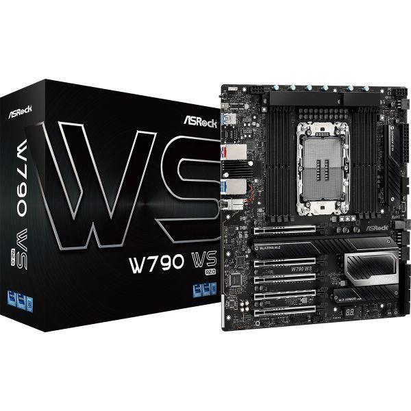 Motherboard ASROCK W790 WS R2.0 (LGA 4677 (Socket E) - Intel Xeon W - Quadri-canal - Preto), miniatura 5