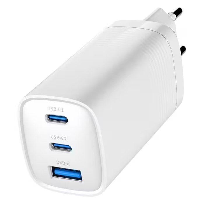 Carregador de Parede GEMBIRD TA-UC-PDQC65-01-W (65 W - 360 W - GaN - Branco), miniatura 3