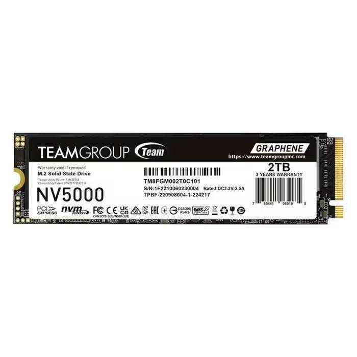 SSD TEAM GROUP NV5000 2TB (2 TB - M.2 2280 - PCIe 4.0 NVMe)