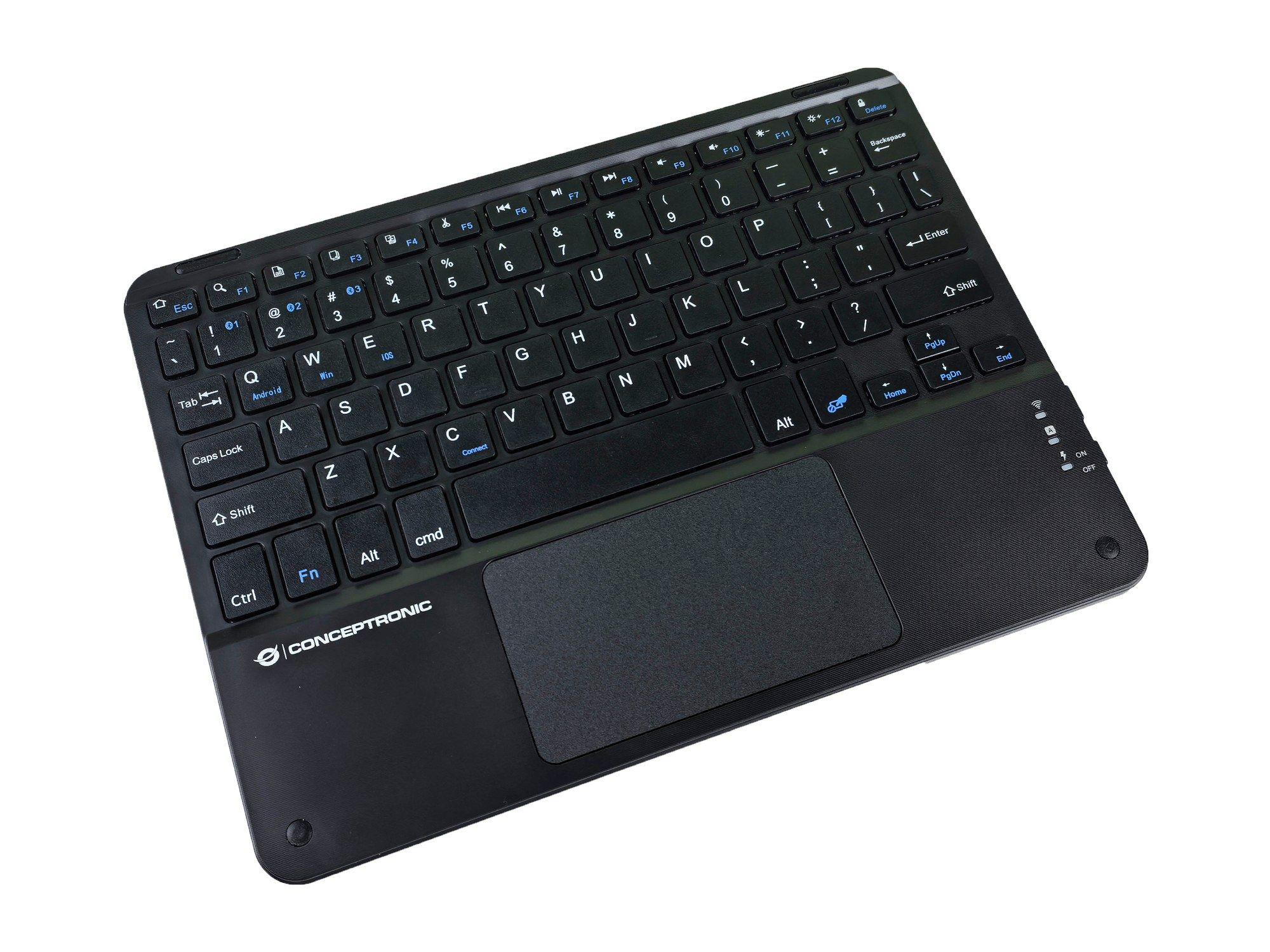 Teclado CONCEPTRONIC TOBIN01BUS (Inglês - Bluetooth - Sem fios - Preto), miniatura 3