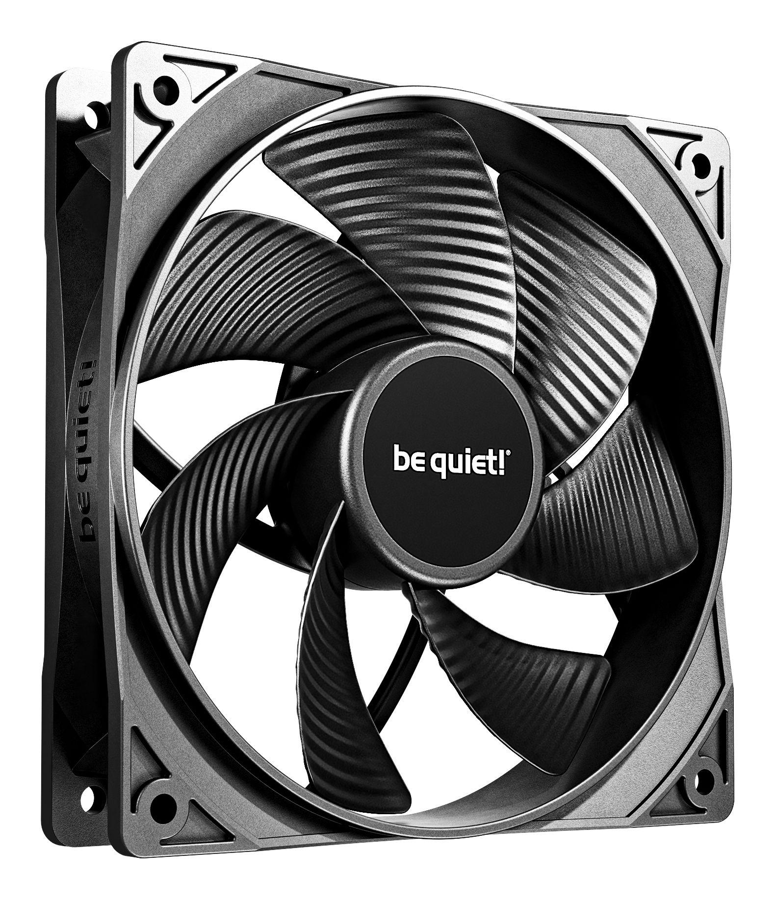 Conjunto de Ventoinhas para Caixa PC BE QUIET! Pure Wings 3 120mm PWM Reverse Triple-Pack (Preto)