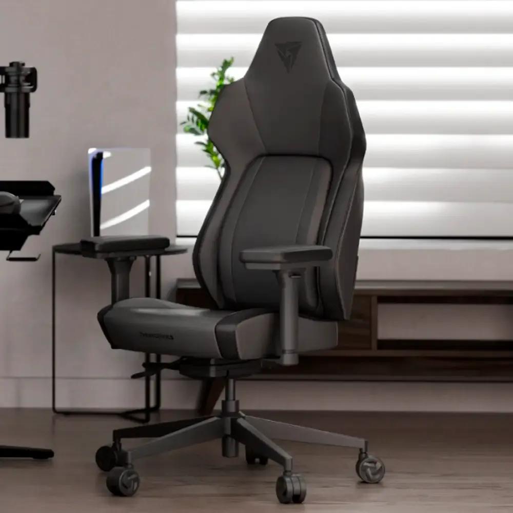 Cadeira Gaming THUNDERX3 Core Smart (125 kg - 139 cm - Imitação de pele e espuma - Preto) — miniatura 2