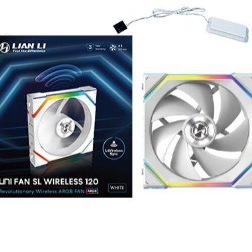 Ventoinha para Caixa de Computador LIAN LI G99.12RTLLCD1W1W.00 (120 mm - Sem Fios - Reverse) — miniatura 3