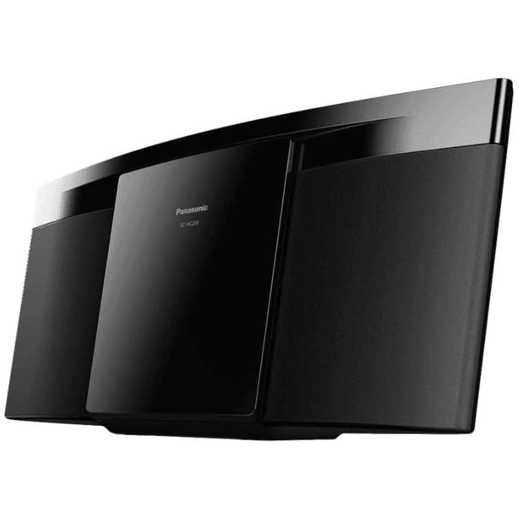 Micro sistema de áudio PANASONIC SC-HC200EG-K (20 W - AC - Preto), miniatura 2