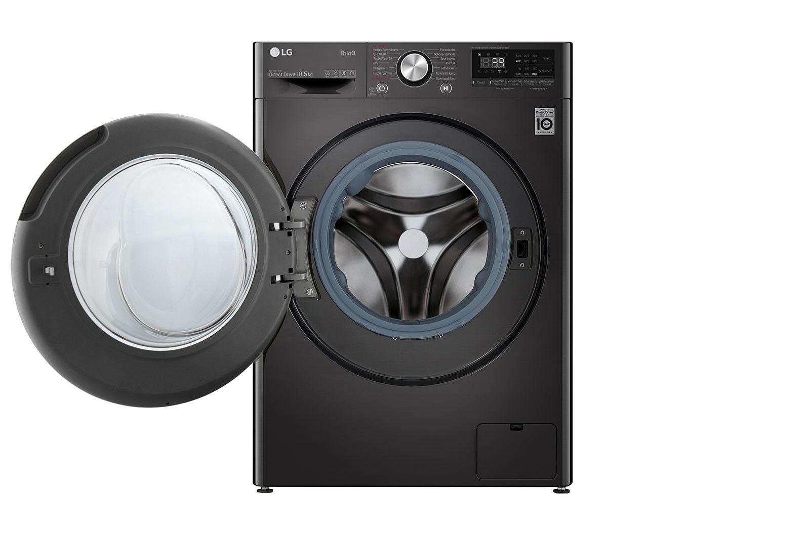 Máquina de Lavar Roupa Independente LG F6WV710P2S (1600 RPM - A - B - Preto/Inox), miniatura 2