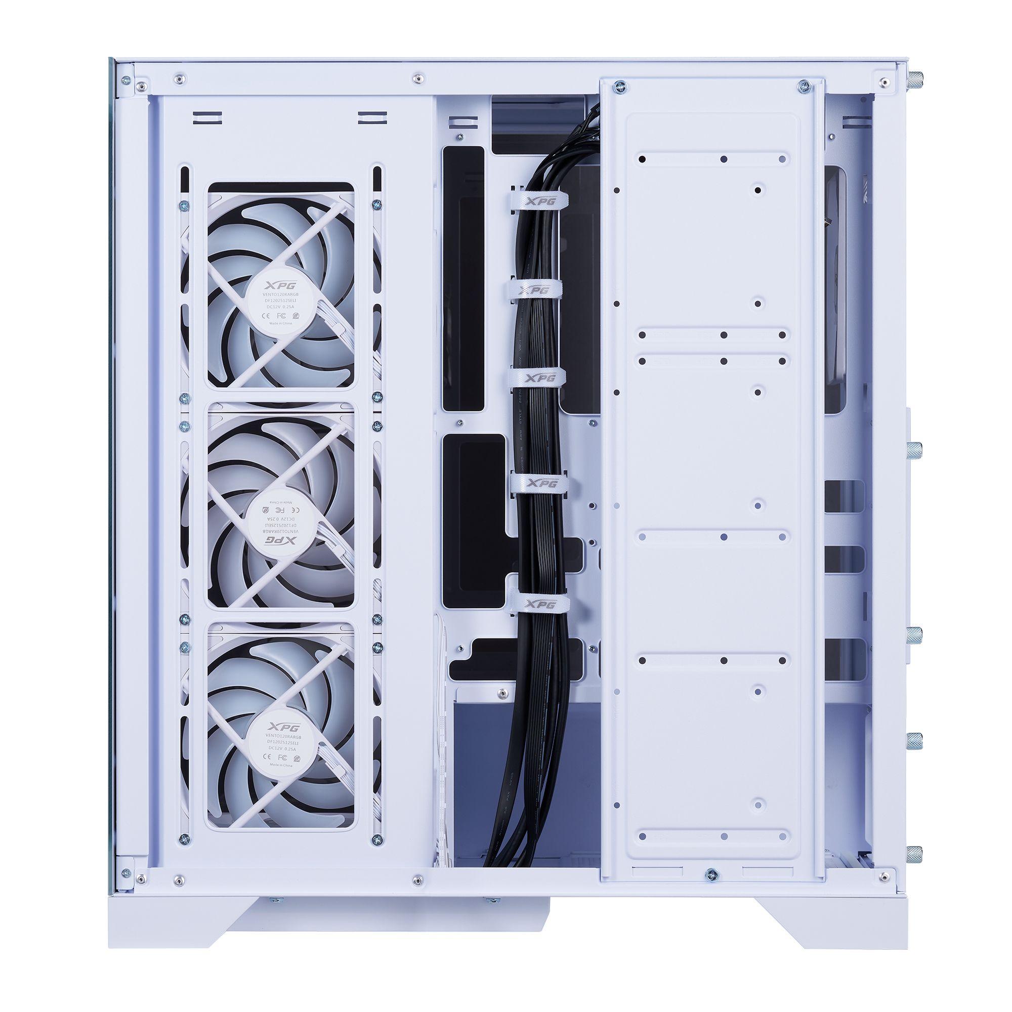 Caixa PC XPG Invader X BTF (ATX, Micro ATX, Mini-ATX - Midi Tower - SPCC, vidro temperado - Branco) — miniatura 3