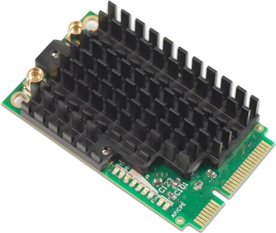 Placa de Rede Wi-Fi MIKROTIK R11e-5HnD (AR9580 - Verde/Preto)