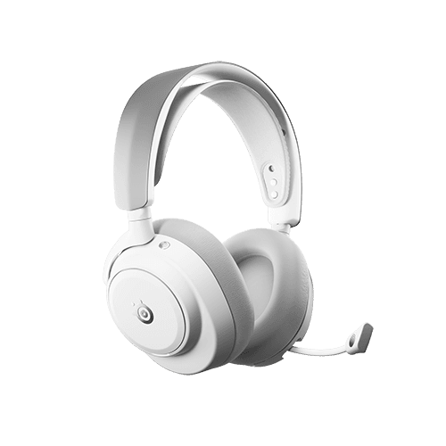 Headset Gaming STEELSERIES Arctis Nova Pro Omni WH Retail (Binaural - Com fios e sem fios - Circum-aural - Branco)