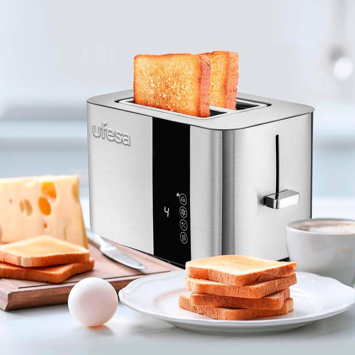 Torradeira UFESA Duo Delux (850 W - 2 fatias - 2 ranhuras longas - Preto e Inox), miniatura 4