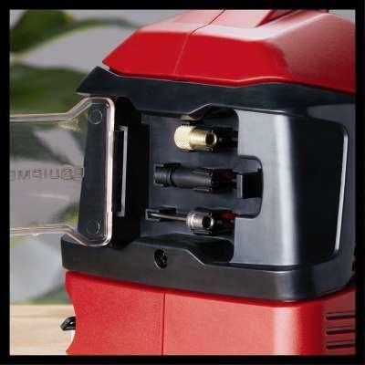 Compressor Híbrido EINHELL PRESSITO TE-AC 18/11 Li AC (71,5 dB - 11 bar - 90 W - Preto/Vermelho) — miniatura 2