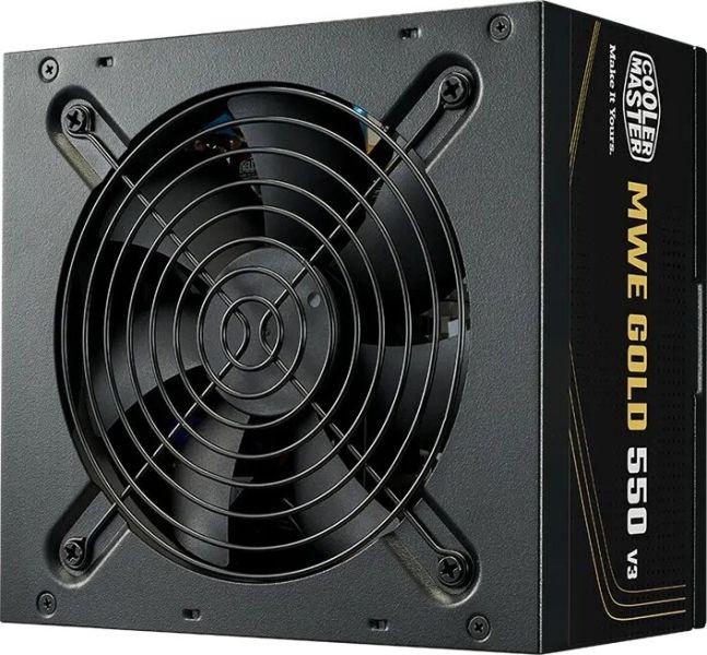 Fonte de Alimentação COOLER MASTER MWE Gold 550 V3 (ATX - 550 W - 80 PLUS Gold - Preto)