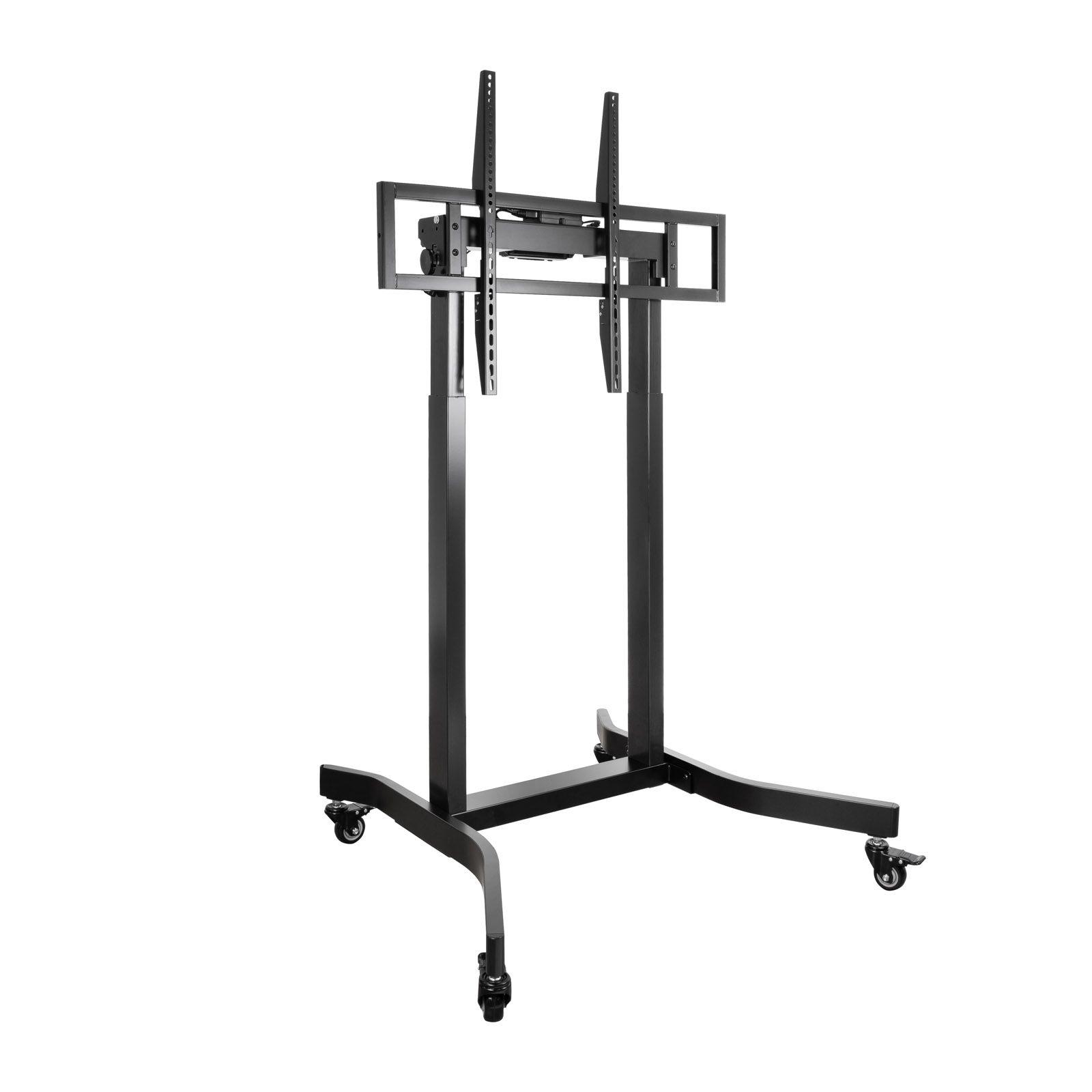 Suporte de Chão TOOQ FSM02-B (800 x 600 mm - 200 x 200 mm - 2,54 m - Preto)