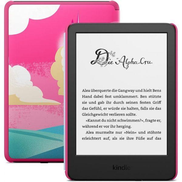 Leitor de Livros Eletrónicos AMAZON Kindle Kids Edition 16GB (6" - Vale dos Unicórnios - Preto e Azul)