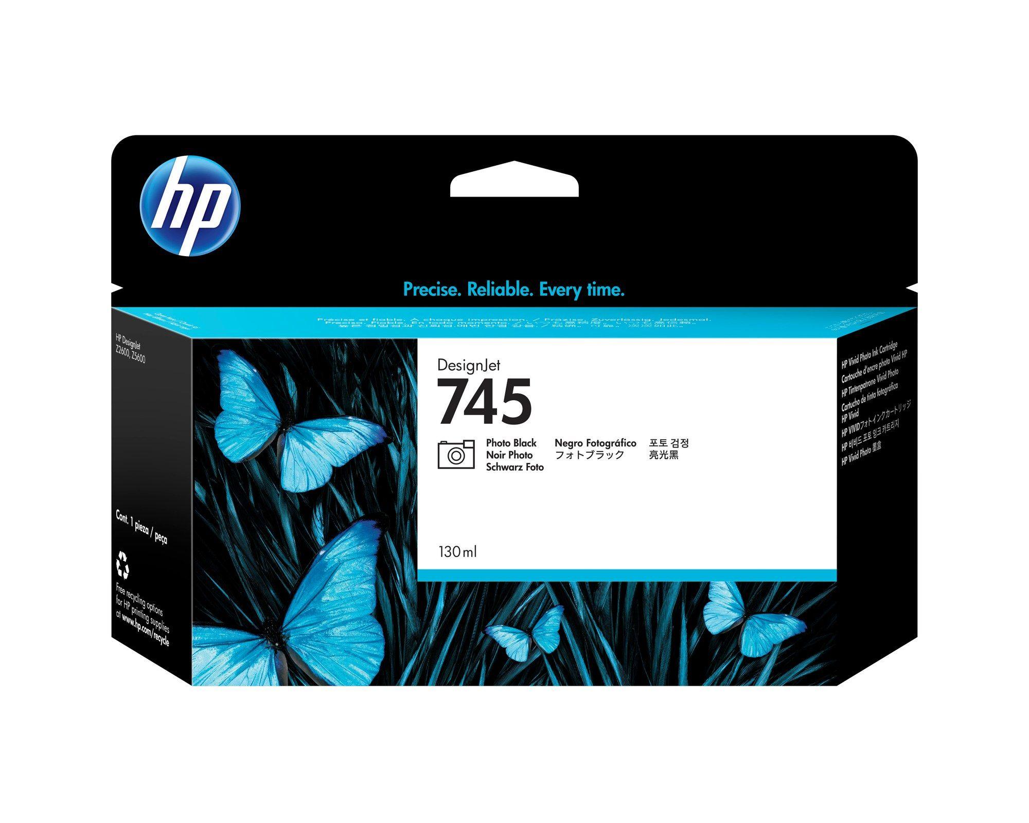 Tinteiro HP 745 F9J98A (Preto Fotográfico), imagem 1