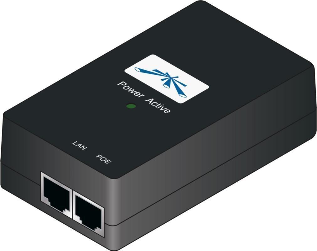 Injetor PoE UBIQUITI POE-54V-80W (Gigabit Ethernet - 10/100/1000 Mbit/s - Branco)