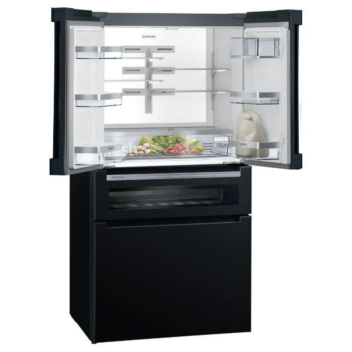 Frigorífico French Door Independente SIEMENS KF96RSBEA (572 L - 183x91x74 cm - Preto), miniatura 2