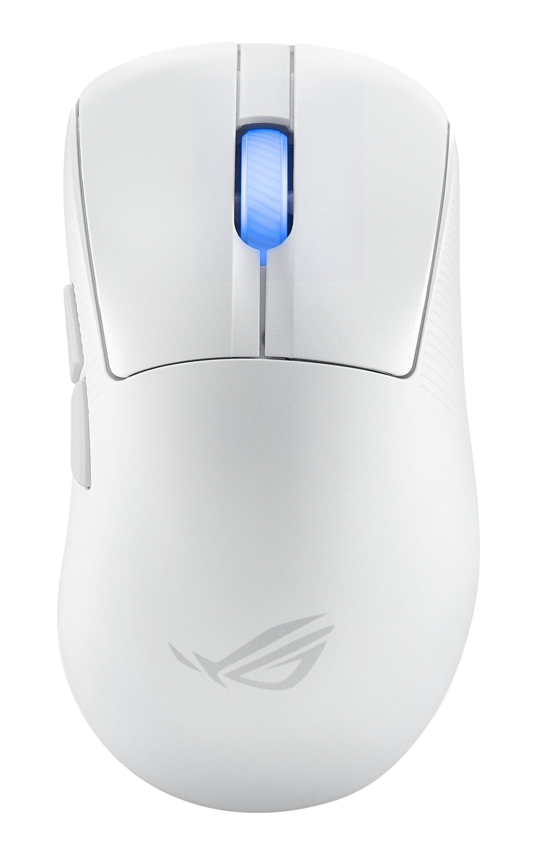 Rato ASUS ROG Keris II Ace Sem Fios (Mão direita - 42000 DPI - Ótico - Branco)